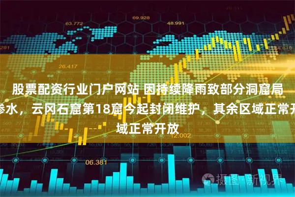 股票配资行业门户网站 因持续降雨致部分洞窟局部渗水,云冈石窟第18窟今起封闭维护,其余区域正常开放