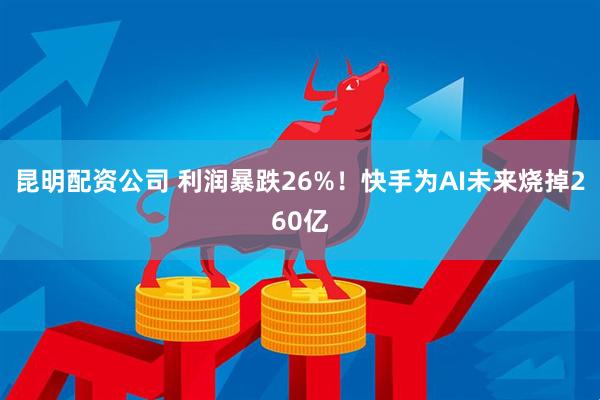 昆明配资公司 利润暴跌26%！快手为AI未来烧掉260亿